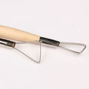 6PCS Wood Handle Wax Pottery Clay Sculpture Carving Tool DIY Craft Set