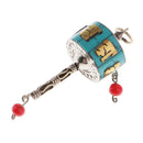 Nepal Buddhist Necklace Natural Stone Pendant Necklace for Women Men Gift