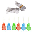 150Pcs Plastic & Metal Needle Threader Sewing Tool Thread Wire Insertion