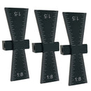 3 Pc Dovetail Marker Hand Cut Mortise Gauge Tenon Joint Mark Scraper DIY Kit
