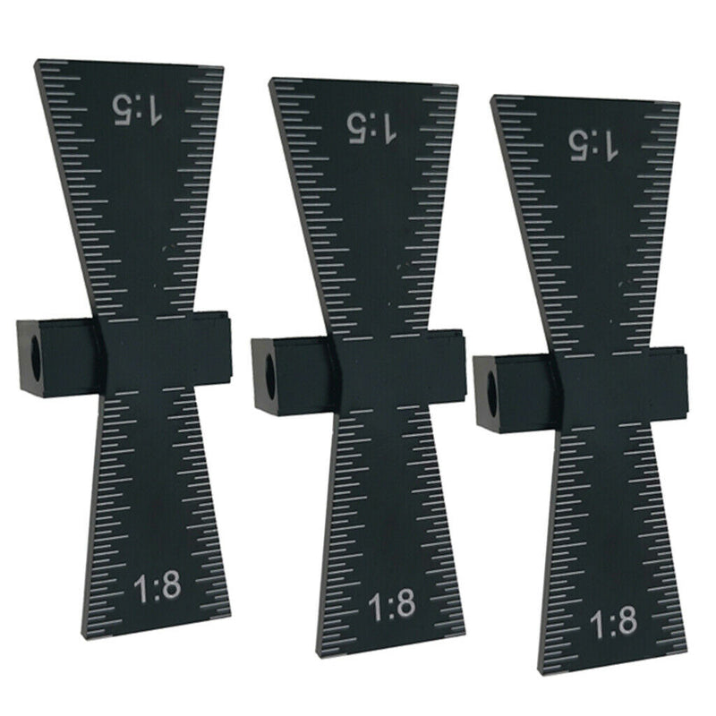 3 Pc Dovetail Marker Hand Cut Mortise Gauge Tenon Joint Mark Scraper DIY Kit