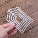tag Dotted box Cutting Dies Scrapbooking Embossing Card Making Paper Craft Die &