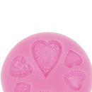 Heart Brooch Silicone Mold Fondant Cake Cooking Tools Cupcake Chocolate Mould Gw