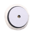 7inch Wool Polishing Pad Soft Sheepskin Buffing Pads with Hook and Loop Bac