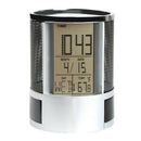Pen Holder with Digital Clock. Displays TIME, Date, Temperature and Day of The