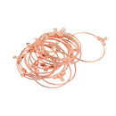 40Pcs Hoop Huggie Earrings Findings Earring Accessories Earring Circle