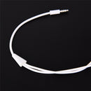 3.5mm AUX Audio Mic Splitter Cable Earphone Headphone Adapter Male To Female ES