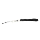 Wrist Flat Braid Cord Choker for Smartphone Black 22 cm X1R4