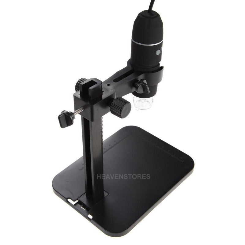 1000X 8 LED 2MP USB Digital Microscope EndoscopeMagnifier Camera + Lift Stand