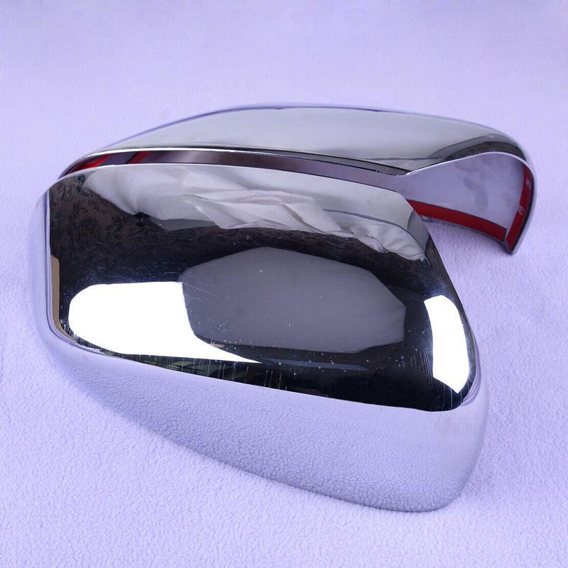 2x L&R Chrome Side Rearview Mirror Cover Trim fit for Jeep Cherokee KL 2014-2019