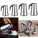 Stainless Steel Stovetop Moka Espresso Coffee Maker Pot Percolator 2 Cup