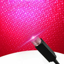 1X LED Car Roof Star Night Light Projector Atmosphere Interior-Light USB Charger