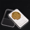Acrylic Coin Holder Protector Collection Box Coin Storage Box Case MO