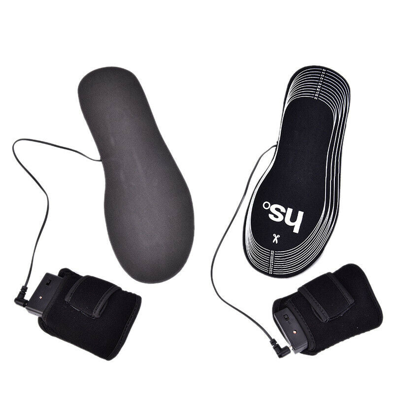 Winter Rechargeable Heated Insoles Feet Warming Insoles Electric Foot Warmer Bj