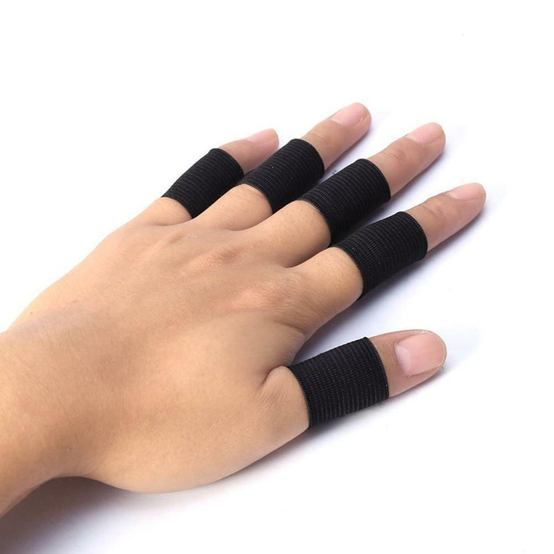 10xStretchy Finger Sleeve Support Wrap Arthritis Guard Volleyball_Basketball