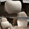 For Mercedes Benz Suede S Class Car Headrest Neck Pillows Seat Cushion Beige