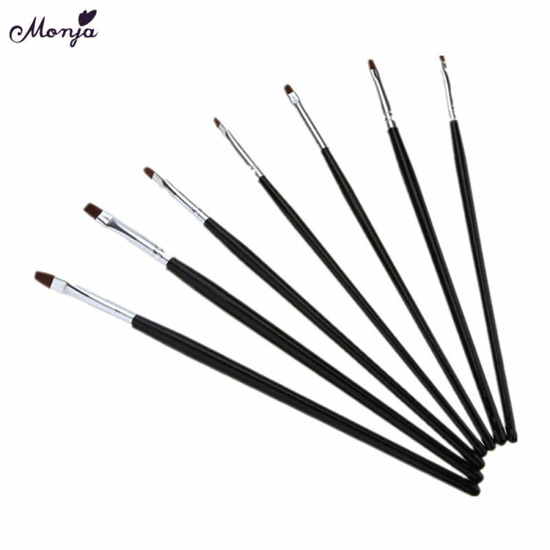 7pcs/set Nail Art Gel Design Pen PaInting Polish Brush Dotting Drawing To NPJ