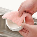 4PCS Microfiber Dishcloth Square Kitchen Washing Cleaning Towel Dish Clot XAX