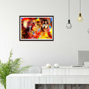 5D DIY Full Drill Diamond Painting Wolf Cross Stitch Embroidery Mosaic Kit A