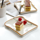 Ceramic Fruits Serving Tray Cake Snacks Steak Holder Pastry Plate Porcelain
