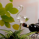 1x Glass Water Feeder Flower Plant Self Watering Bird Plant Waterer Garden  New