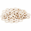 50PCS 12mm OD 6mm ID 2mm Thick Copper Flat Washer Oil Brake Line Seal F2H4
