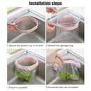 Kitchen Suction Garbage Bag Holder Kitchen Sink Sucker Clip Storage RackB Kw