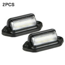 2pcs Waterproof 6 LED 12V License Plate Light Car Boat Truck Trailer Ste MKV