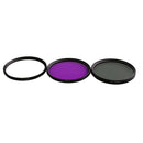 77mm Professional UV CPL FLD Lens Filter Accessory Kit for Canon Nikon Sony DSLR