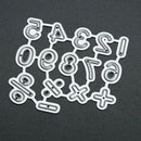 Number Symbol Embossing Cutting Die Carbon steel Craft Decorative Paper Art Tool