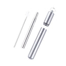 Shinetrip Portable Reusable Drinking Straws Outdoor Telescopic Stainless St