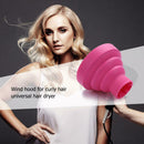 Hairdryer Diffuser Silicone Cover Foldable Hair Dryer Hair Care (Pink) SN9F