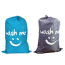Set Of 2 Extra Large Travel Linen Bags for Dirty Clothes Storage Bag with D C3D8