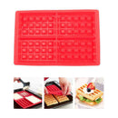 2x Maker Silicone Waffles Mould Muffins Chocolate Bakeware Cake Pan Mould Tools