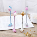 4Pcs Multicolor cute giraffes novelty ballpoint pens for kids3CXP