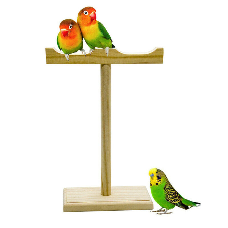 Wooden Pet Parrot Playstand Bird Playground