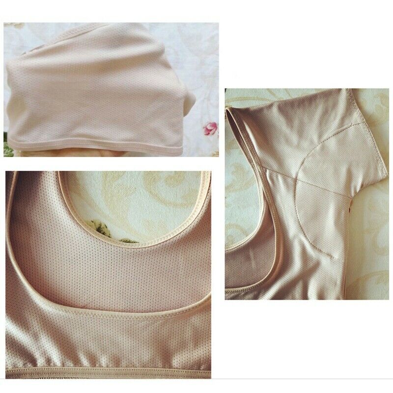 Skin Color Underarm Sweat-Absorbent Pad T-Shirt Can Be Washed And Reused Un V9W4