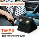 2pcs PU Leather Kid Car Seat Belt Adjuster Device Safety Belt Positioner A