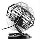 USB Small Desktop Office Fan 360 Degree Rotatable Computer Laptop Summer Cooler