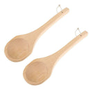 2x 15inch Long Sauna Water Dipper Ladle, Wooden Handle, Sauna Accessories