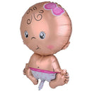 Aluminum Foil Baby Girl Balloon For Baby Shower Baptism Birthday S5K1