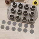 12 Cavity Mini Cheesecake Pan with 12 Pieces Removable Bottom D3Q3