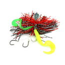 Metal Fishing Lure Jig Head Hard Bait Sea Fishing Silicone Tassle Lures 60g