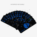 High Quality Plastic New Poker Size Playing Cards 1PC Mini Blue + Green
