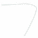 Clear White 3mm Outer Dia 29M Polyethylene Spiral Cable Wire Wrap Tube O3N3