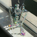 Crystal Prisms Wind Chimes Hanging Chandelier Chimes Home Hanging Decoration Hn