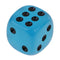 Blue Acrylic D6 Noctilucence Dices 6-Sided Point Spot Game Dice 25pcs/Pack Glow