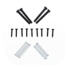 Guitar Humbucker Pickup Ring+Mounting Screws Set Kits Easy Install black colo 3C