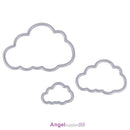 3 Clouds Metal Die Cuts Metal Cutting Dies Scrapbooking Embossing Folder