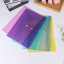 24X Assorted Colours A4 Plastic Document File Folder Pocket Wallet Envelope OZ